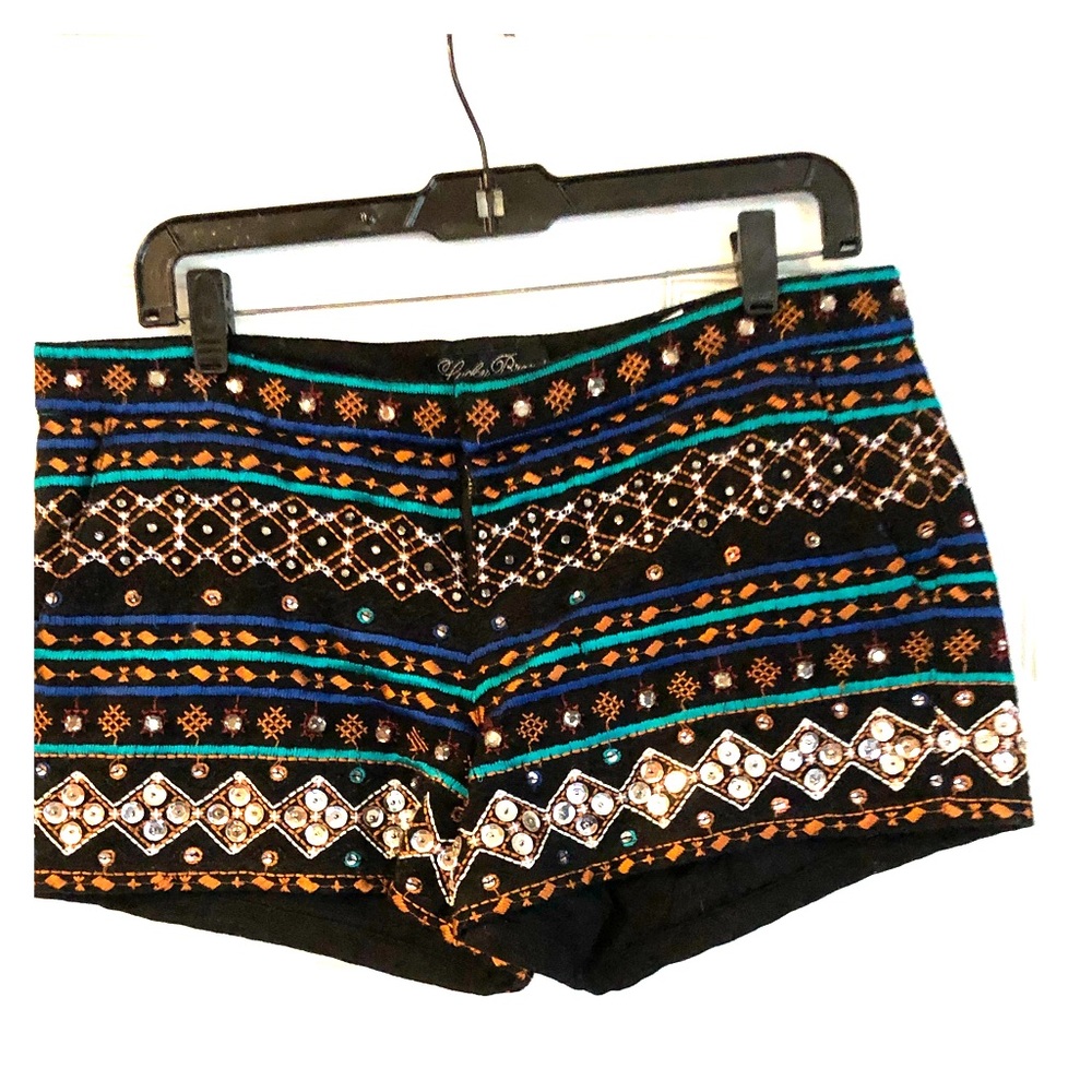 Embellished, embroidered Lucky Brand Shorts